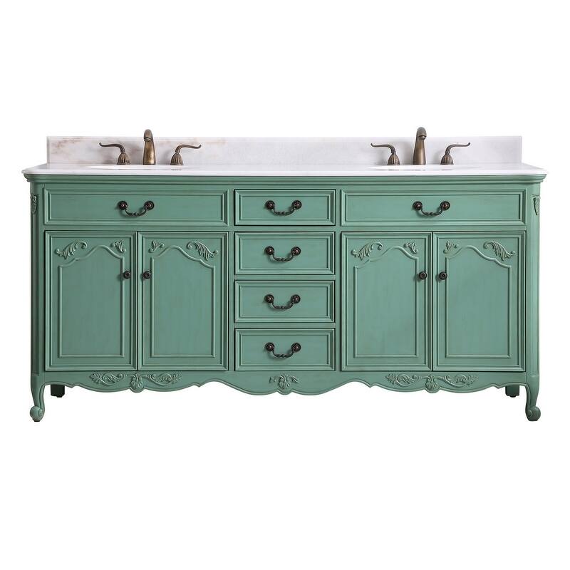 72" Double Bathroom Vanity Sink