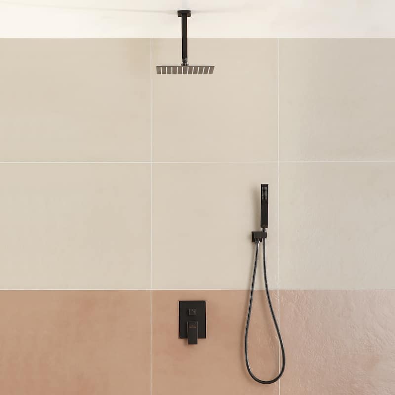 2-Function 10/12/16 In Ceiling Mounted Shower System