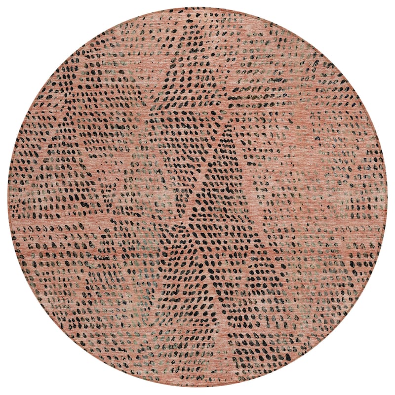 HomeRoots Geometric Transitional Rectangle Outdoor Rug