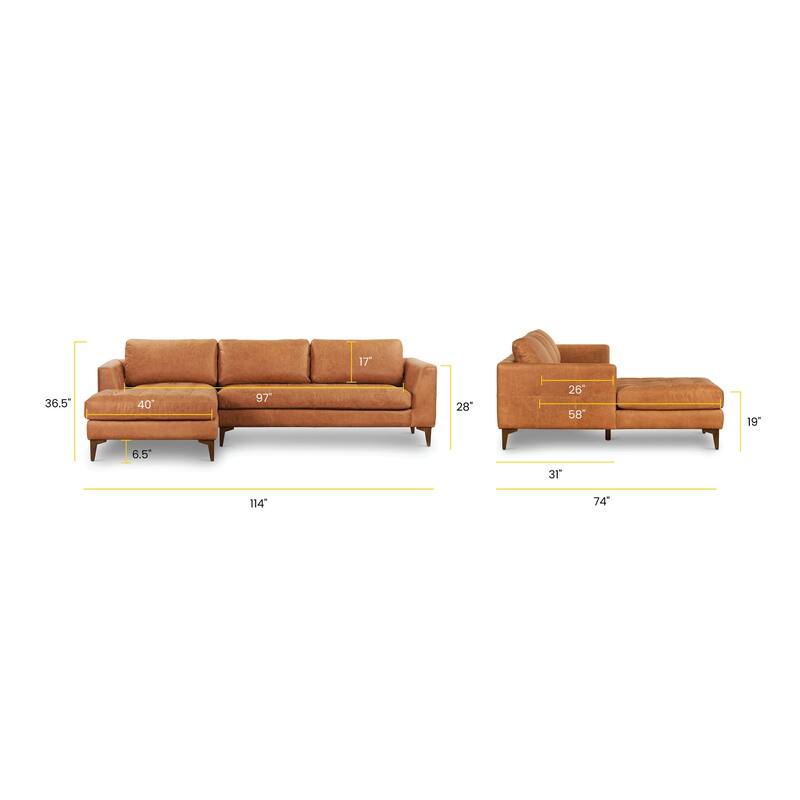 Poly & Bark Calle Left-Facing Sectional