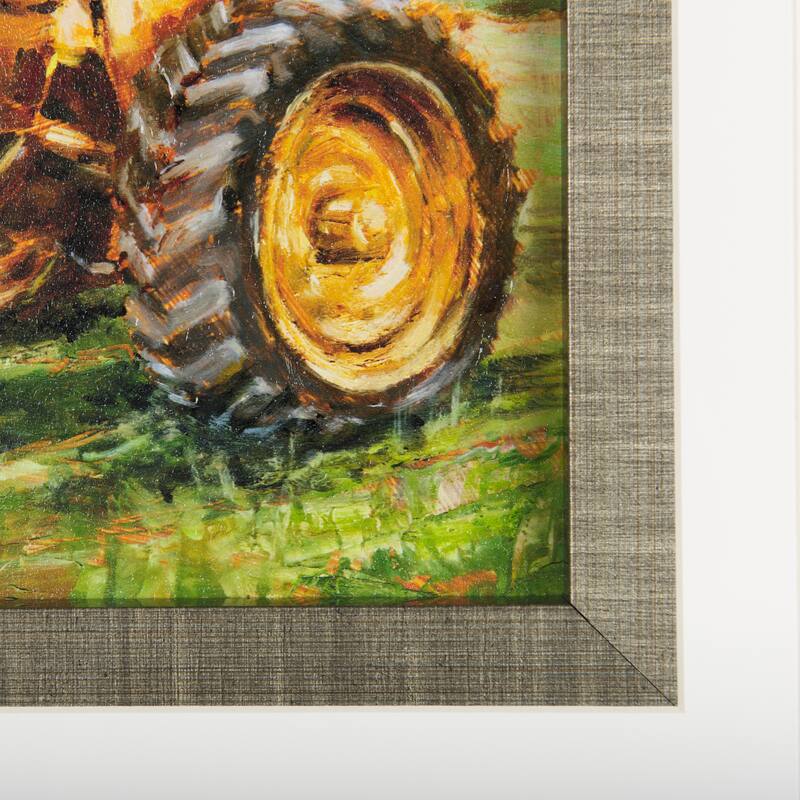 Rustic Tractors IV Framed Art Print