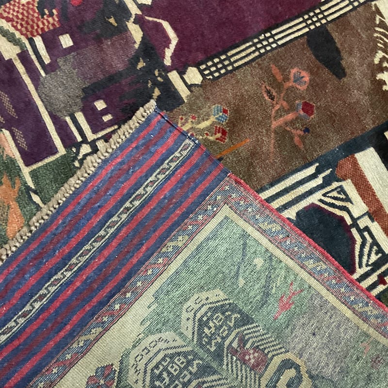 HERAT ORIENTAL Handmade Soumak Wool Rug - 4'2" x 6'