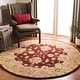 preview thumbnail 18 of 141, SAFAVIEH Handmade Anatolia Madeline Traditional Hand-spun Wool Rug 8'  x  8' - Red/Sage - Runner