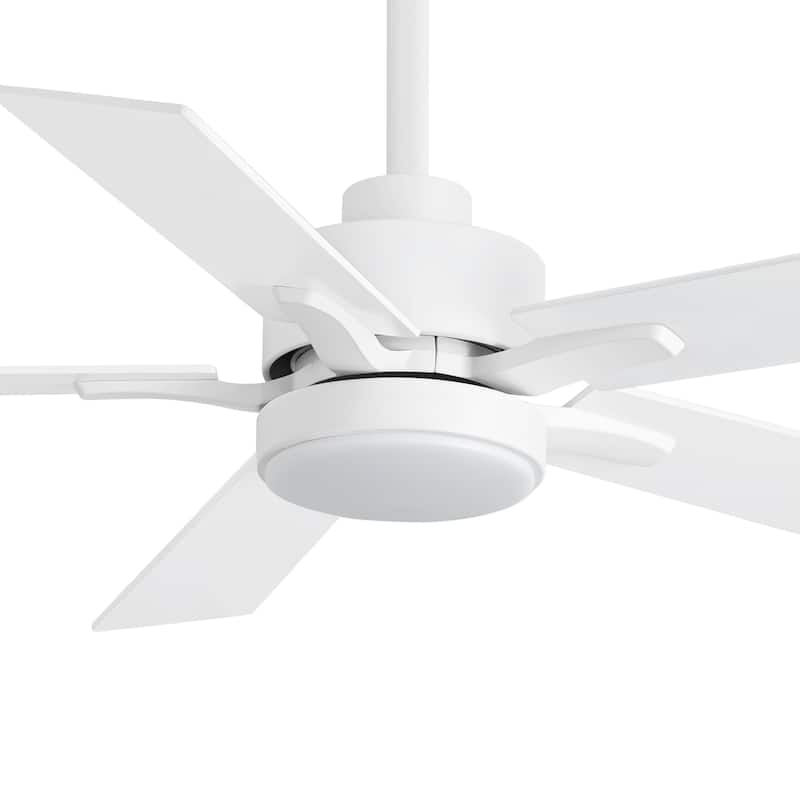 Breezary 52/42-IN LED Ceiling Fan with Light Kit and Remote-5 Blade