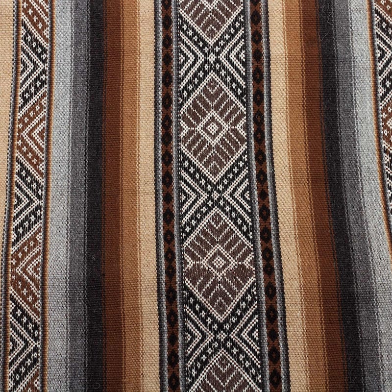 Novica Handmade Mountain Range -Blend Table Runner