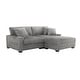 preview thumbnail 62 of 116, Modular Armchair and Ottoman Set with Adjustable Headrest, Flannel Upholstery