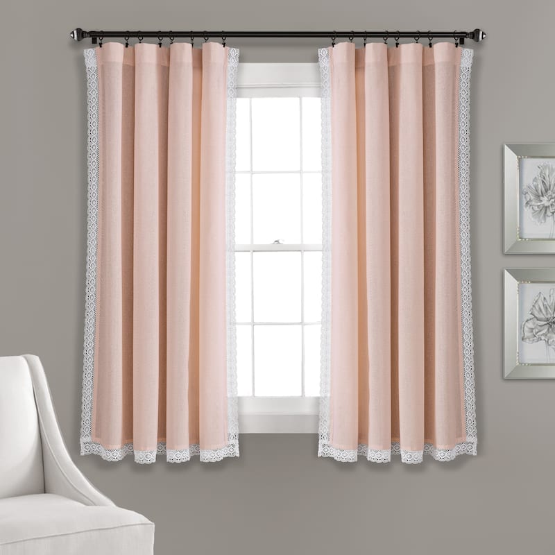 The Gray Barn Kind Koala Vintage Farmhouse Light Filtering Curtain Panel Pair