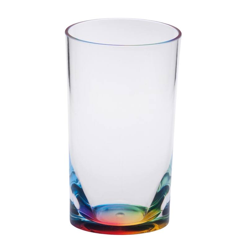 Oval Halo Acrylic Glasses Drinking Set of 4