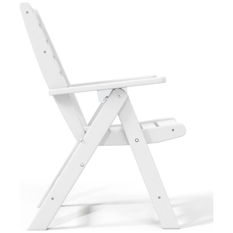 Coastline Patio Folding Highback Dining Chair Set of 2