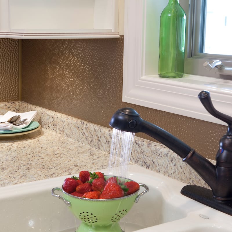FASÄDE Hammered Decorative Vinyl Backsplash Panel