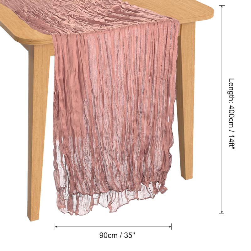 Cheesecloth Table Runner Long Bohemia Gauze Cheese Cloth