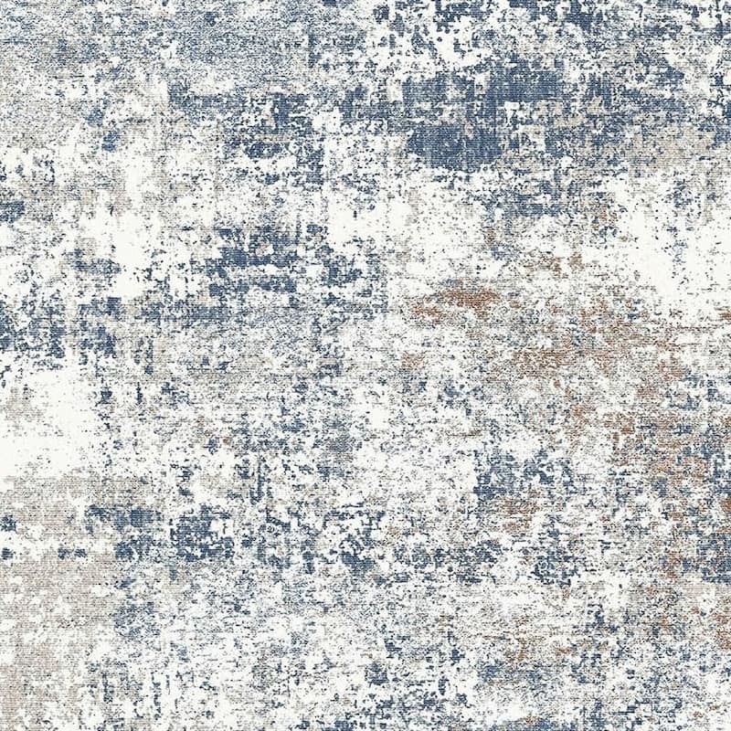 HomeRoots Abstract Modern Rectangle Area Rug