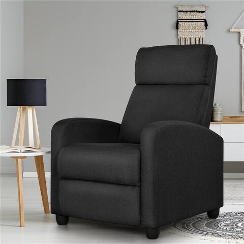 Yaheetech Modern Recliner Chair Fabric Recliner Sofa