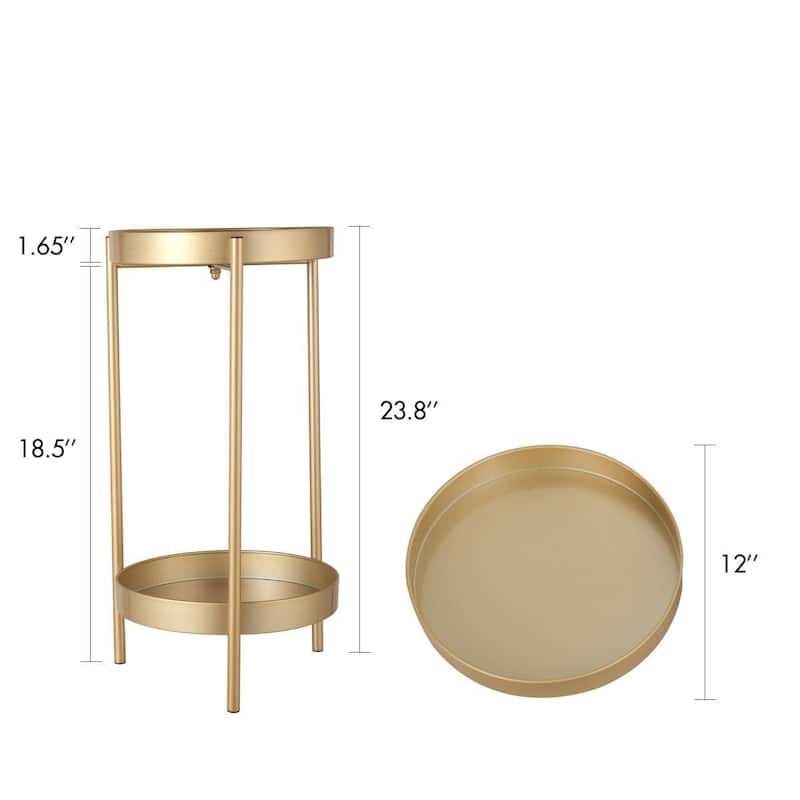 Indoor&Outdoor Modern Plant Stand, Foldable Potted Plant Holder