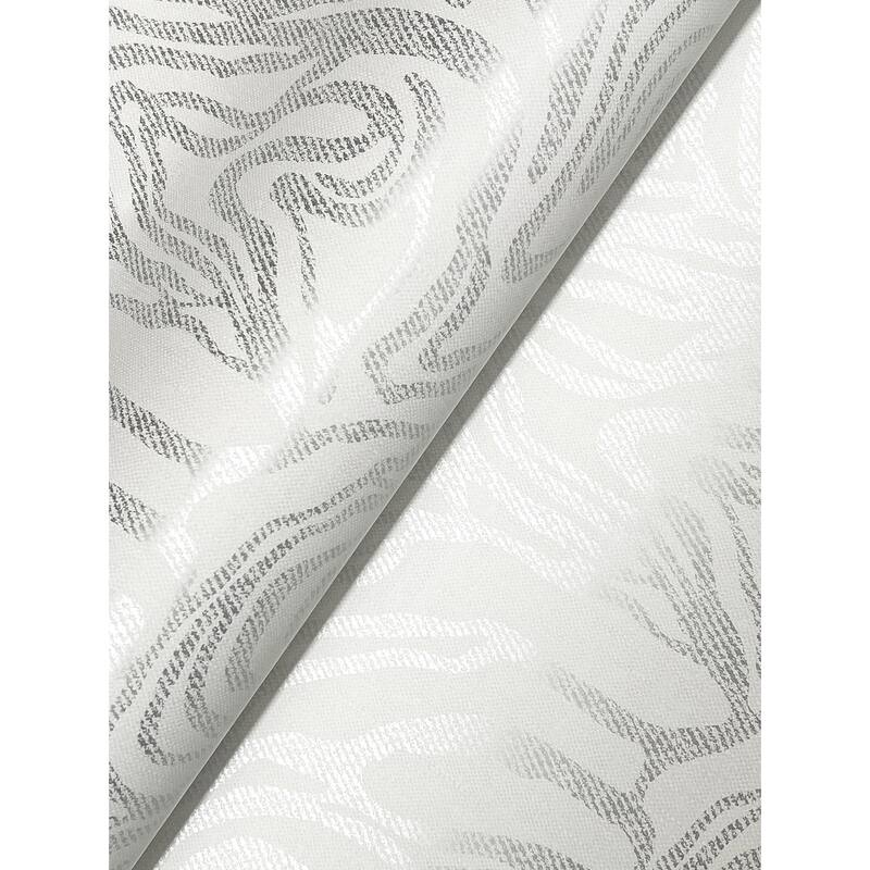 A-Street Prints Massar Silver Modern Marbled Wallpaper