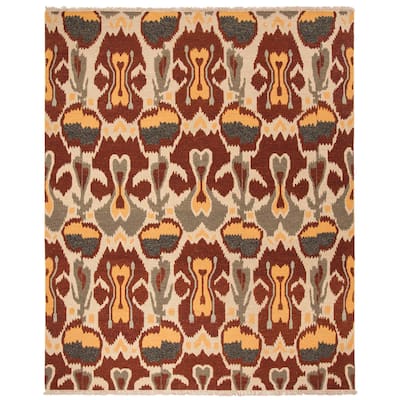 SAFAVIEH Couture Handmade Sumak Flatweave Mylene Traditional Oriental Wool