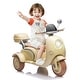 preview thumbnail 10 of 22, 12V Slow Start Two-seater Three Wheels Kids Ride On Electric Motorcycle with Multi-function player&Storage Box for kids Aged 3-6