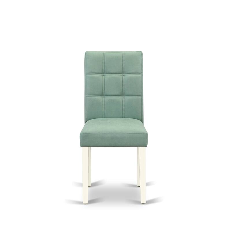 East West Furniture Austin Parson Dining Chairs, Set of 2 (Color & Fabric Options) - ASP2T43