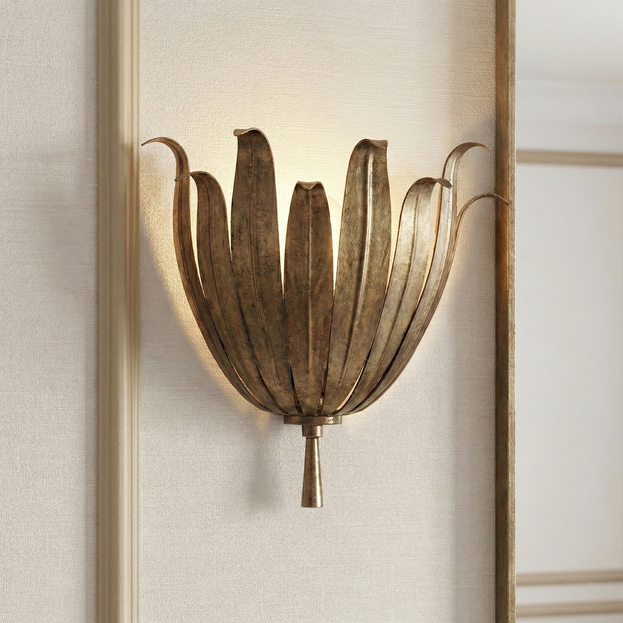 Acroma 2-set Vintage Floral Steel Wall Lamp