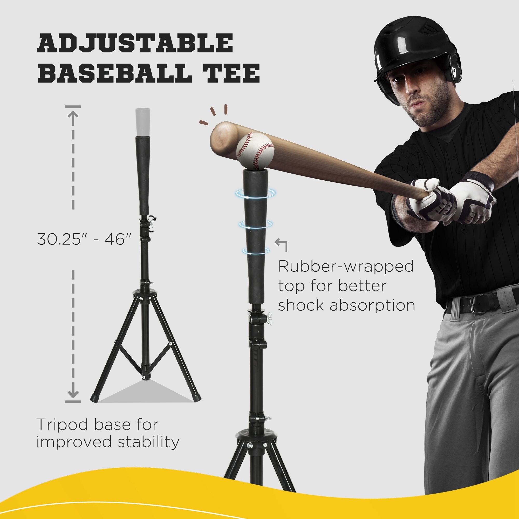 Soozier Baseball Net with Strike Zone Tee Caddy and Carry Bag for Pitching and Hitting Portable Softball Black