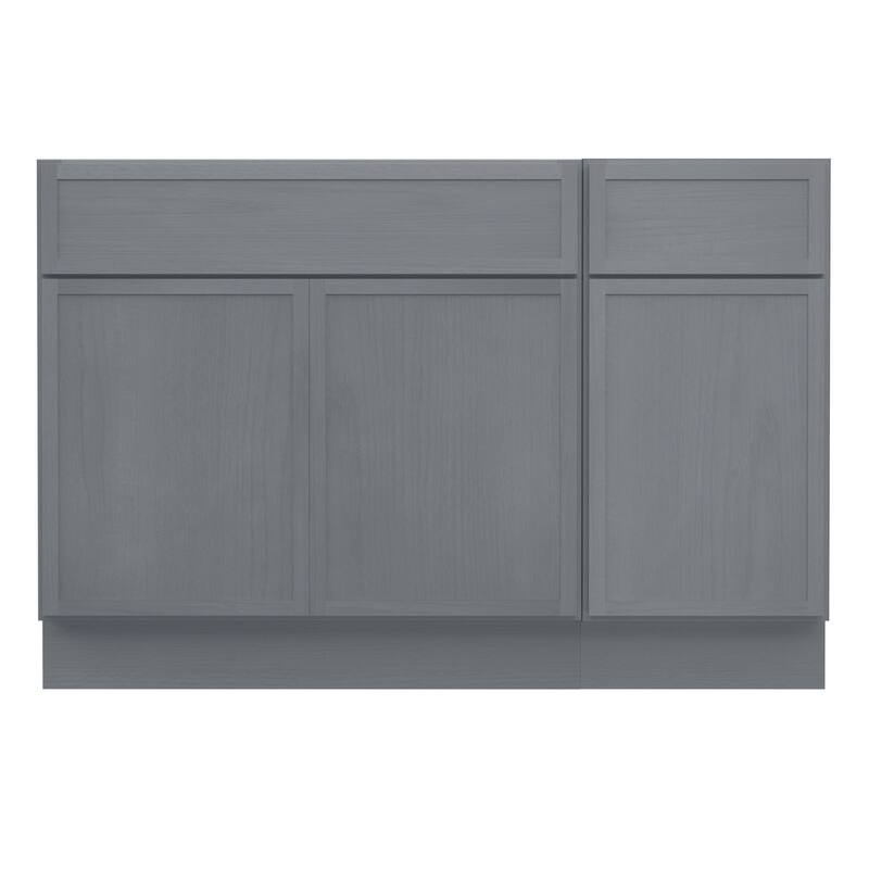 Vanity Art 45" Birch Freestanding Bathroom Vanity Cabinet without Top