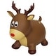 preview thumbnail 1 of 2, Toddler Boys and Girls Holiday Hopper Bounce Toy, Reindeer