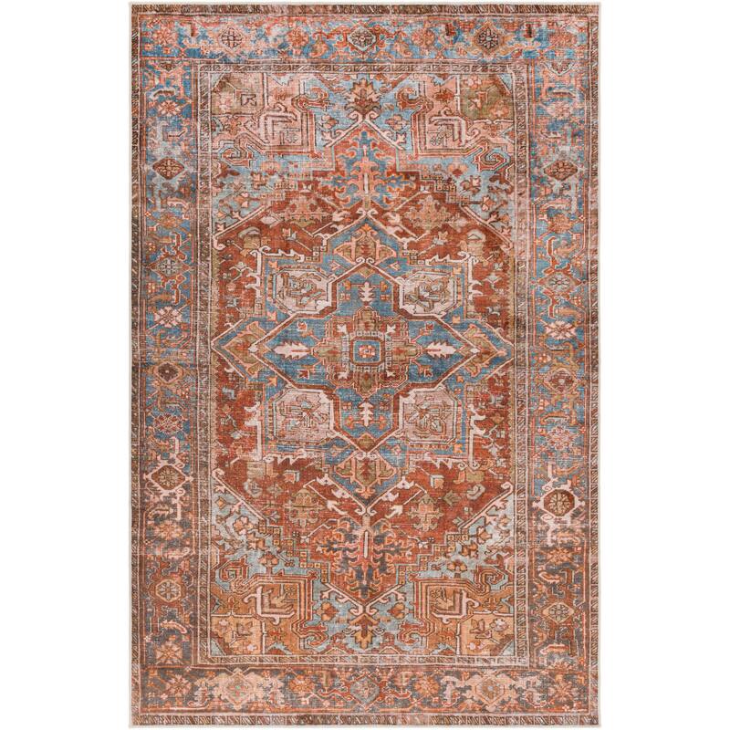 Livabliss Giustina Persian Machine Washable Area Rug