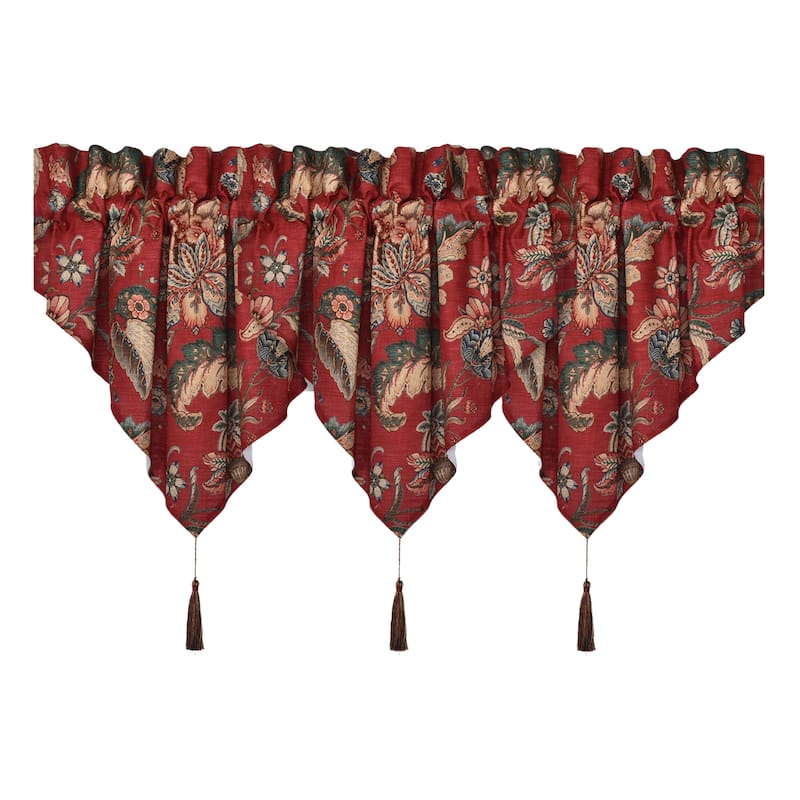 Enchanted Garden Window Ascot Valance