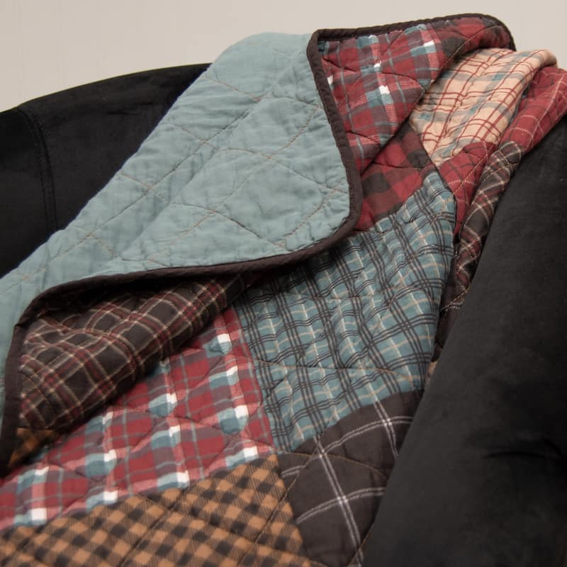 Donna Sharp Appalachia Plaid Cotton Throw Blanket