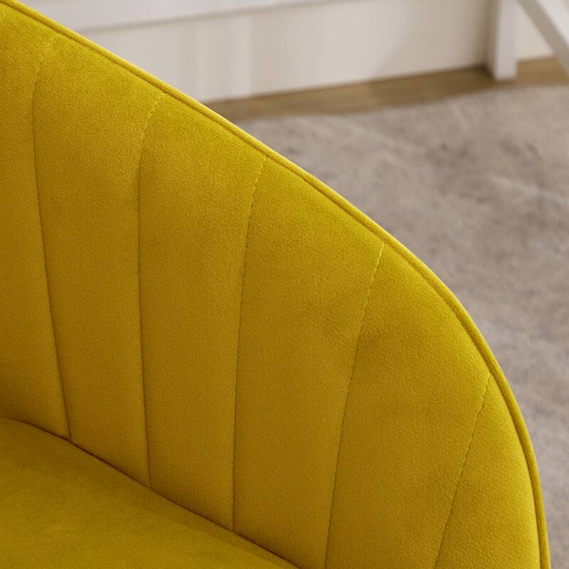Modern Upholstered Swivel Office Chair