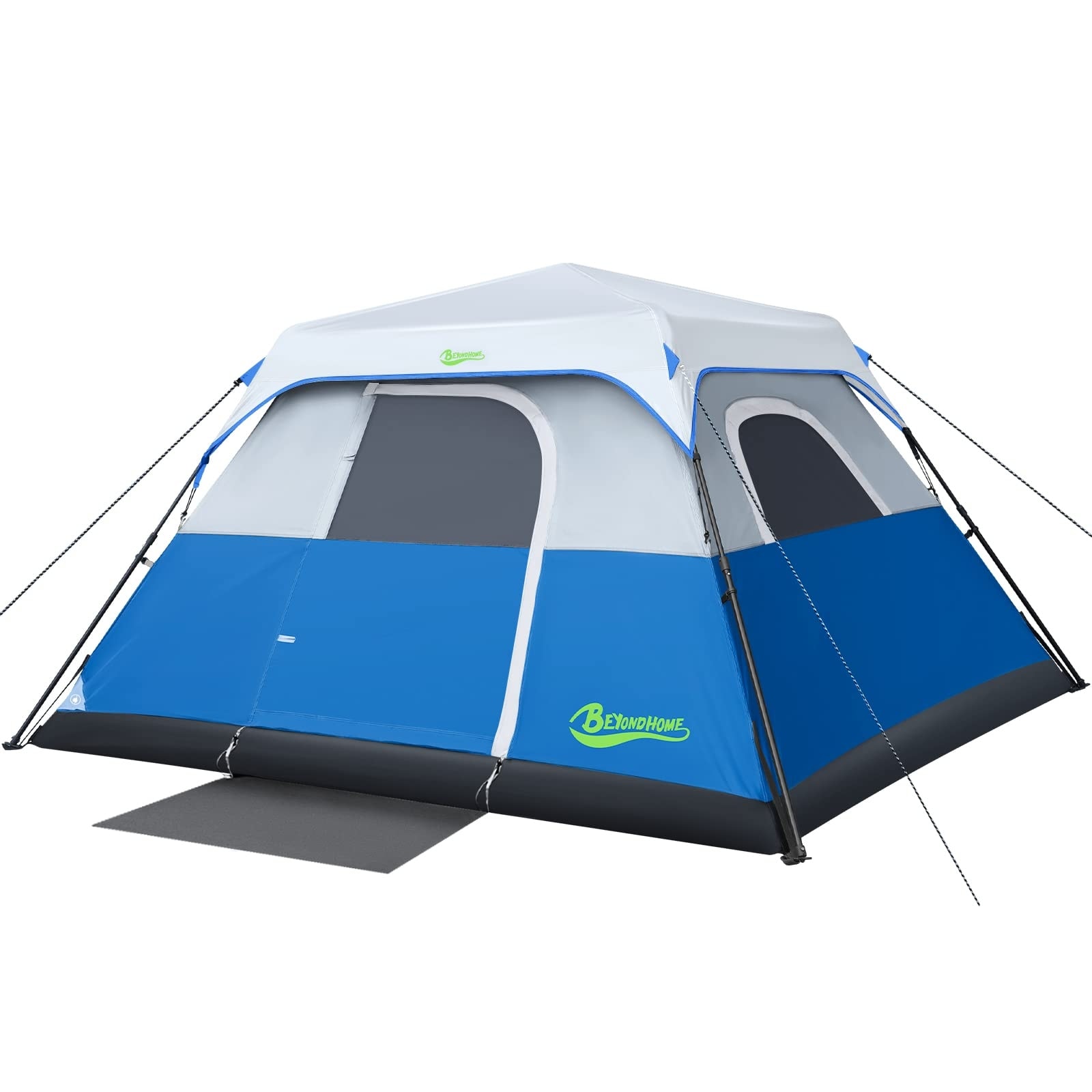 Instant Cabin Tent 6 Person Camping Tent Setup in 60 Seconds with Rainfly Windproof Tent with Carry Bag for Family Camping Bed Bath Beyond 40699311