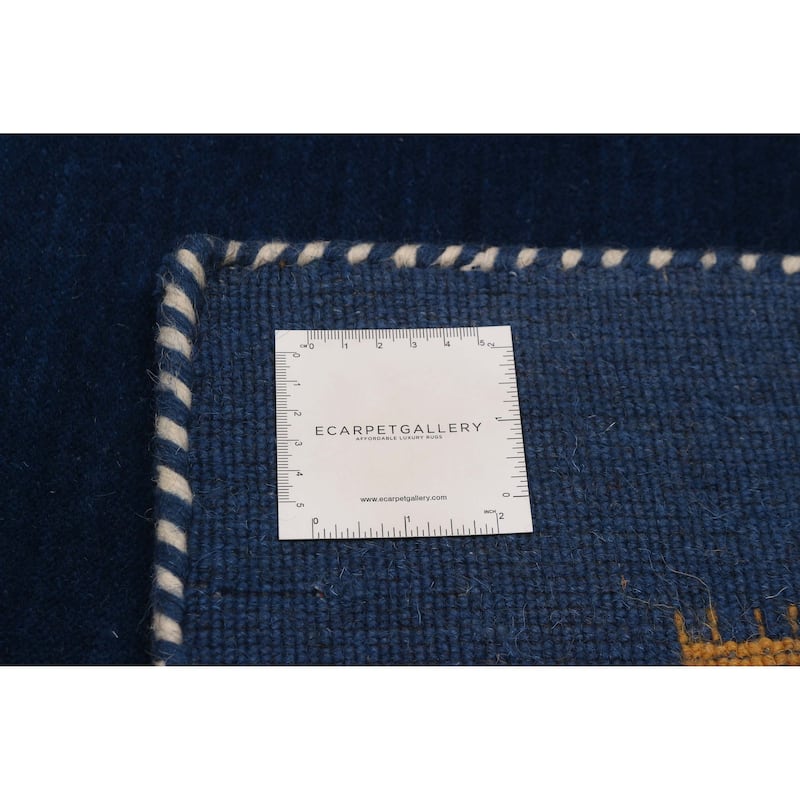 Kashkuli Gabbeh Navy Rug 3'11" x 3'11" - 3'11 x 3'11