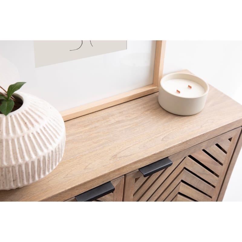 Kate and Laurel Mezzeta Decorative Wood Wall Cabinet