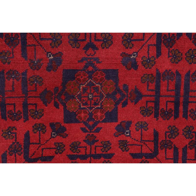 Vintage Biljik Khal Mohammadi Parker Red/Blue Rug - 4'10'' x 6'3''