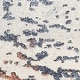 preview thumbnail 1 of 6, Nourison Motion Indoor only Cream / Ivory Abstract Area Rug - 5' 3" x 7' Ivory/Blue - 5' 3" x 7' - Rectangle