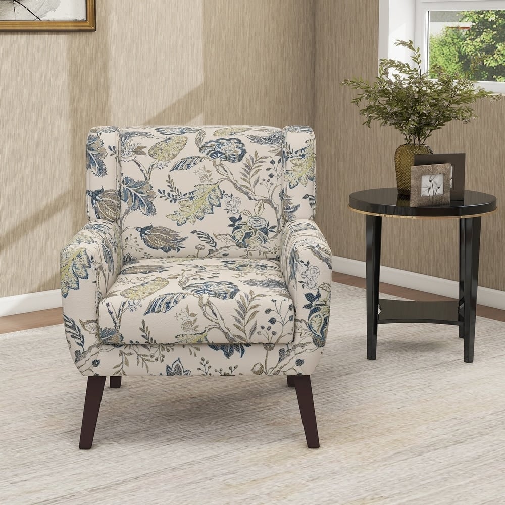 Modern Accent Armchair Comfy Accent Chair For Living Room/Bedroom