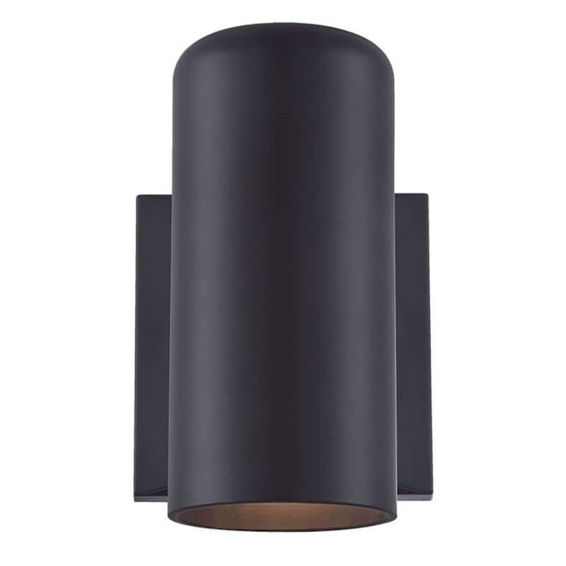 Plastic Flush Mount Wall Sconce with LED Dimmable - 4.63” x 4.5” x 6.88” (D x W x H)