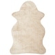 preview thumbnail 30 of 89, SAFAVIEH Handmade Arctic Shag Guenevere 3-inch Extra Thick Rug 2'6" x 4' Scallop - Light Beige
