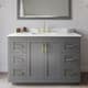 Option Dark Gray / White Quartz Top / Brushed Gold