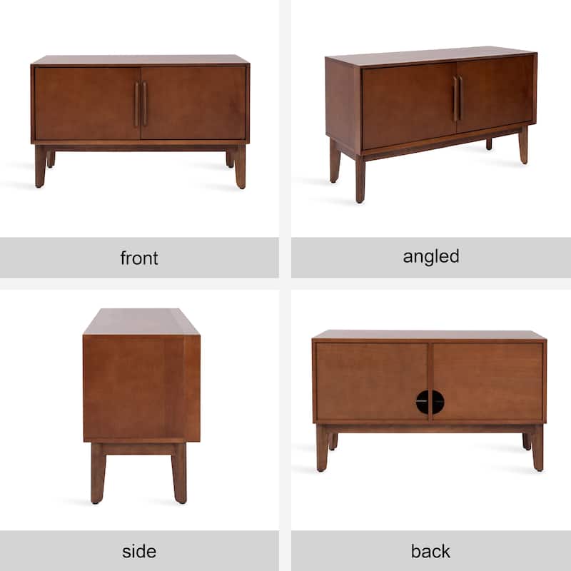 Kate and Laurel McCutcheon Floor Media Cabinet