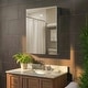 preview thumbnail 28 of 89, Bathroom Medicine Cabinet, Aluminum, Recessed/Surface Mount, Right/Left Hinged, Mirrored Interior 20 X 24