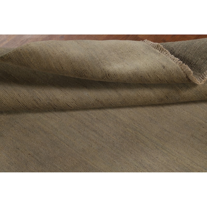 Gabbeh Modern Accent Rug Handmade Nursery Wool Carpet - 4'0"x 5'10"