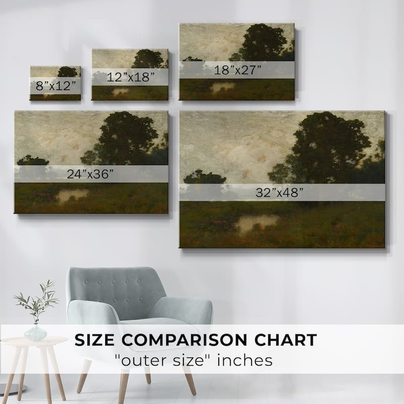 Vintage Landscape -MIV -Gallery Wrapped Canvas