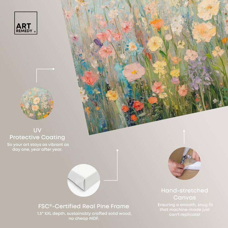 Soft Focus Flora II Canvas by Art Remedy, Gallery Wrapped