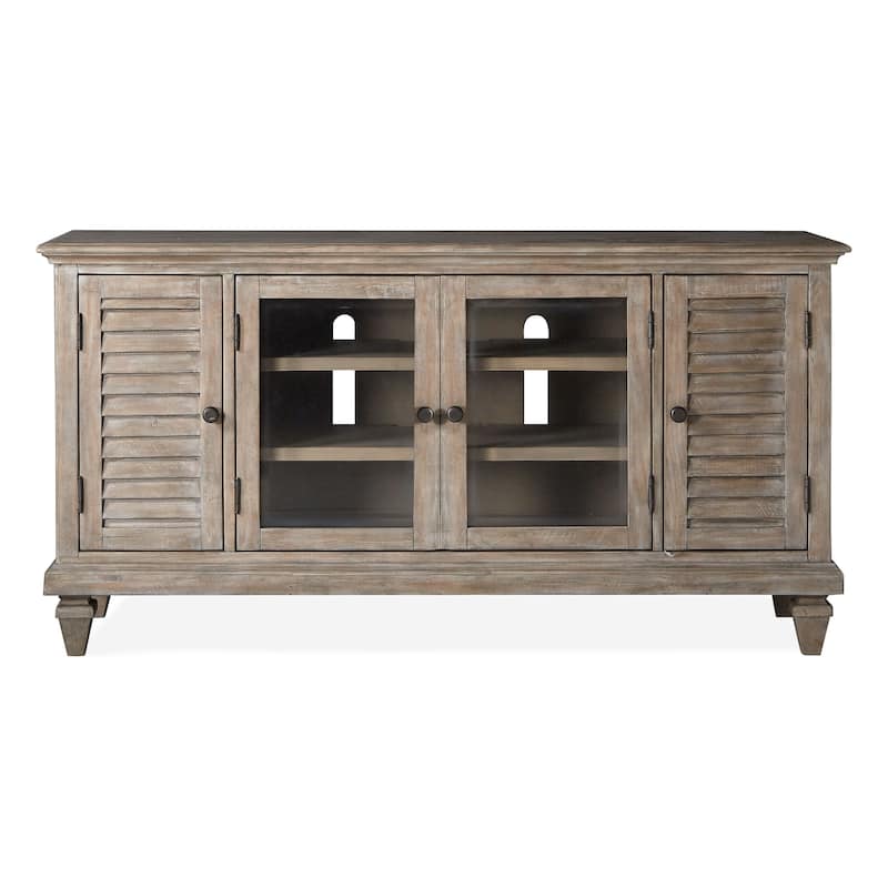 Magnussen Home Calistoga Dovetail Grey Small Console - 82"W x 18"D x 32"H