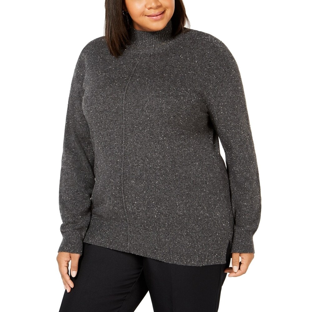 karen scott mock neck sweater