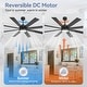 preview thumbnail 102 of 193, 42/48/52/56/60/65-IN LED Ceiling Fan with Light Kit and Remote(5/6/7/8-Blade)