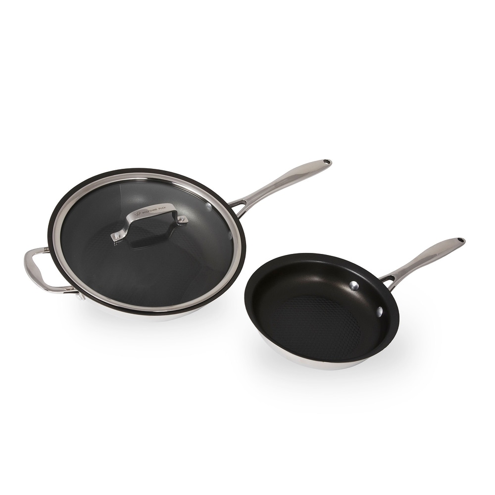 T-fal Excite 8 and 10.25-In. Non-stick Fry Pan Set, Bronze - On Sale - Bed  Bath & Beyond - 33499347