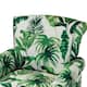 HULALA HOME Nailhead Trim Traditional Accent Armchair with Rolled Arms