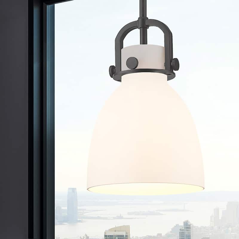 Innovations Lighting 410-1SS-12-8 Newton Bell Pendant Newton Bell 8"